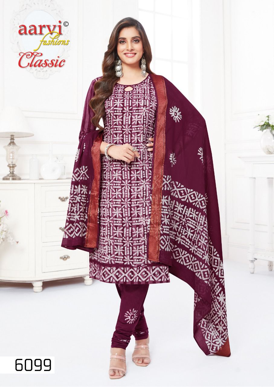 Aarvi Classic 2 Fancy Casual Wear Wholesale Dress Material Collection